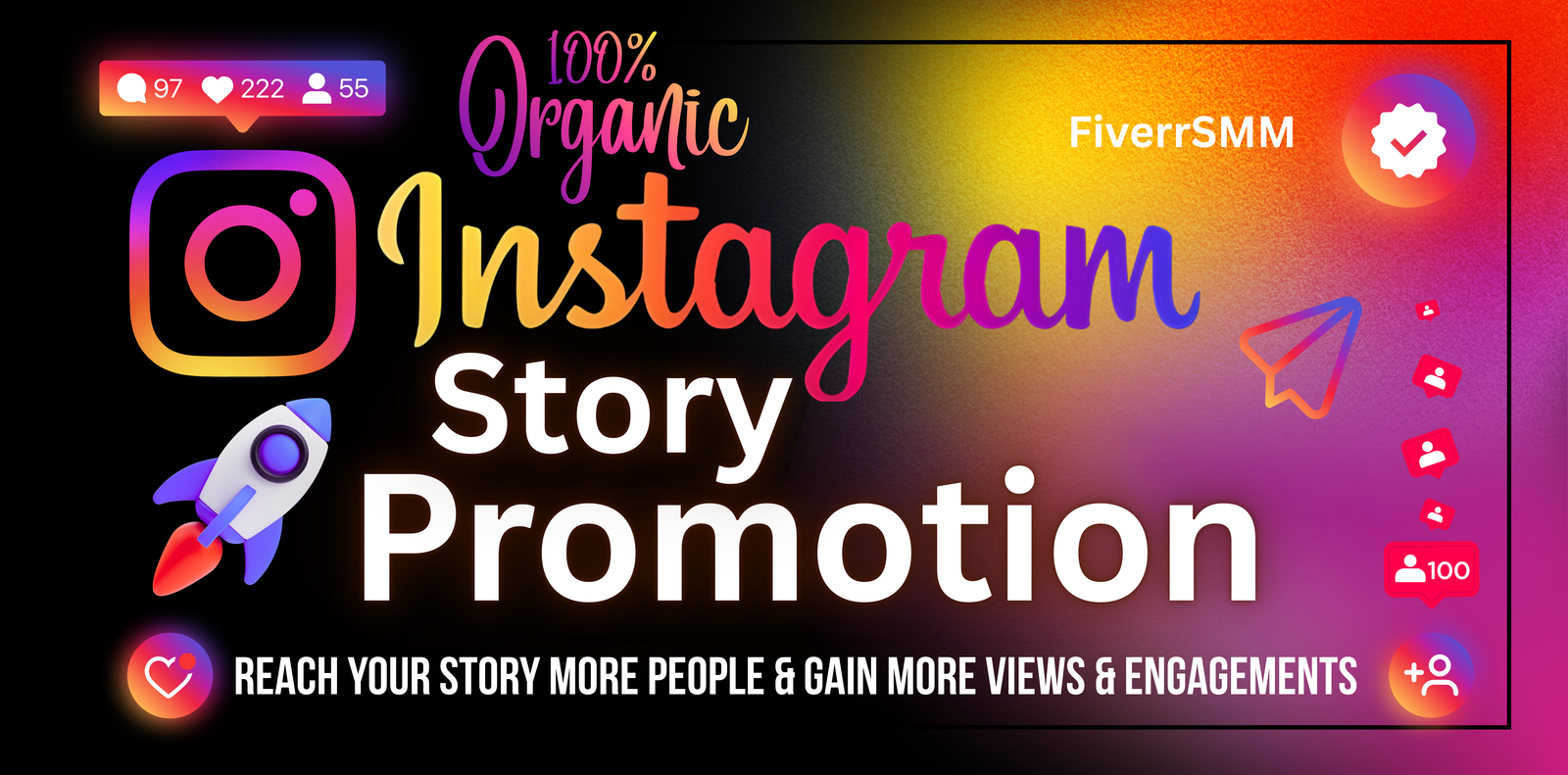 I will boost your Instagram stories to real people for higher views and engagement — service preview