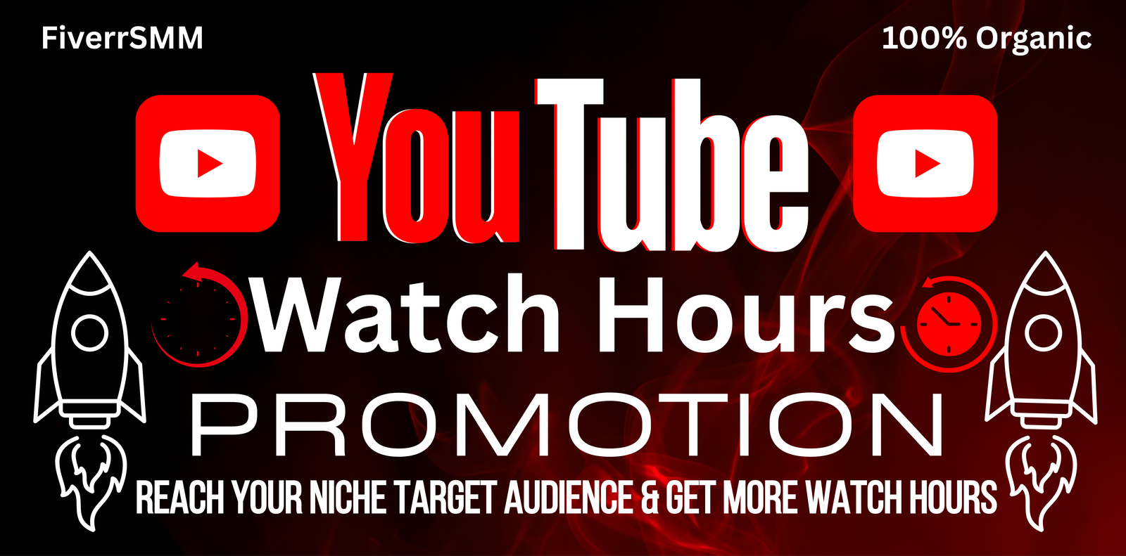 I will increase real YouTube watch hours organically for monetization — service preview