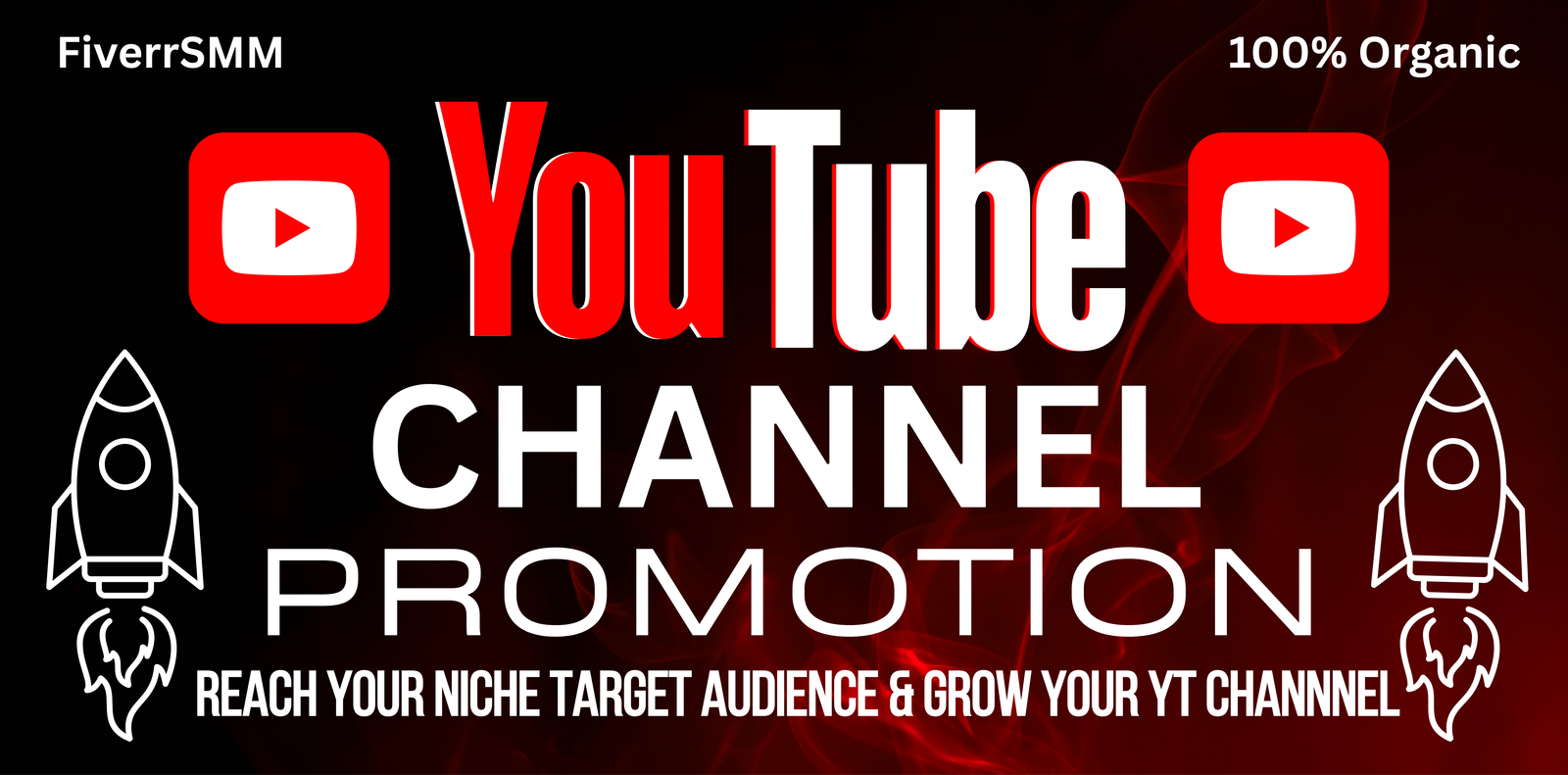I will promote your YouTube channel to the right audience for long-term growth — service preview