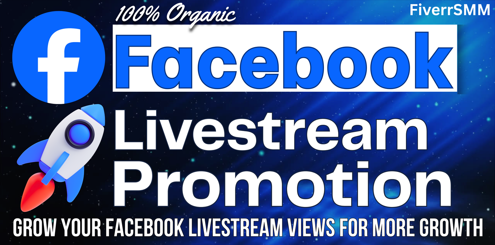 I will promote your Facebook livestream to get more real viewers, reach, and engagement — service preview