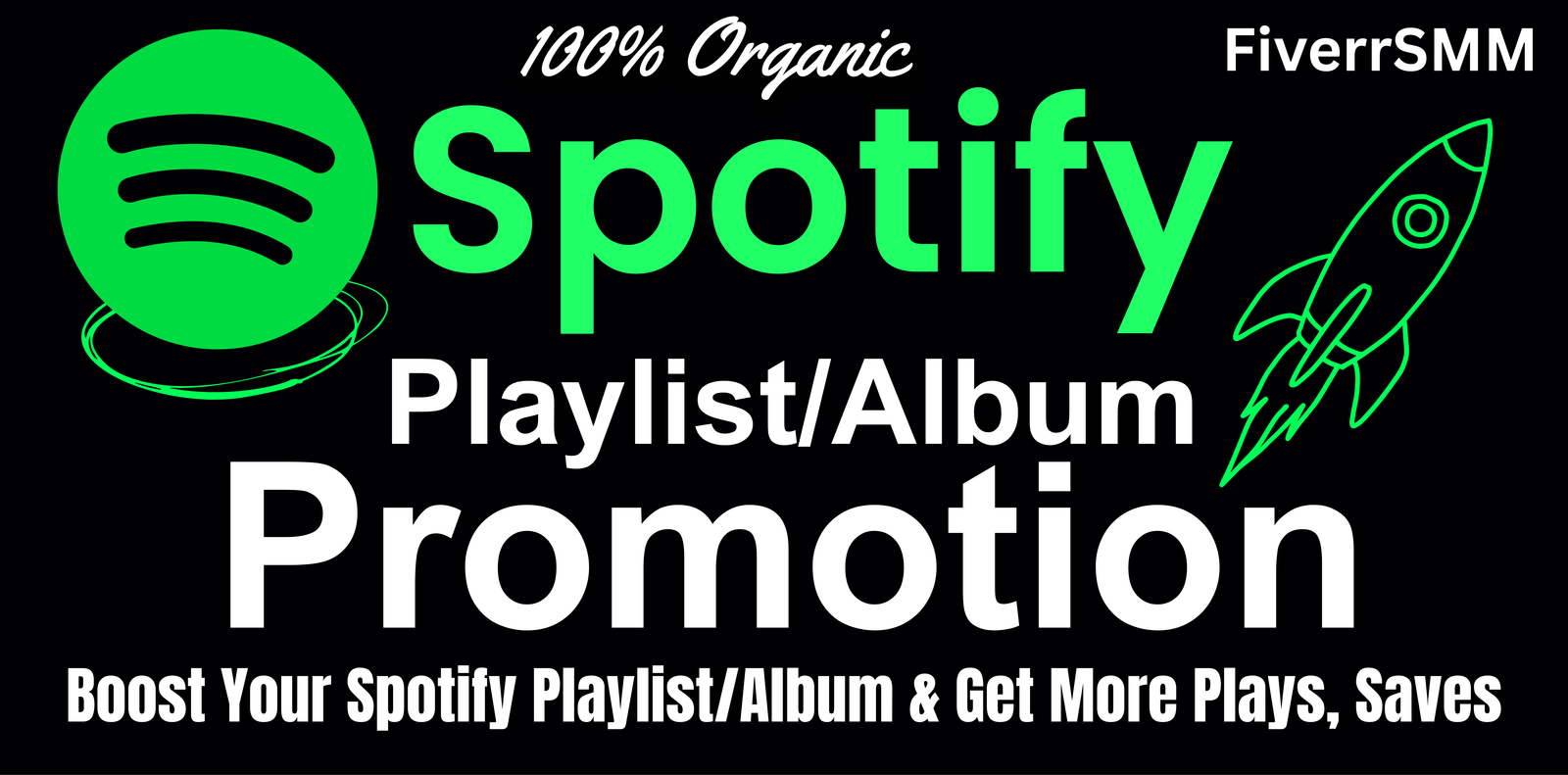 I will promote your Spotify playlist/Album to targeted listeners and increase plays, saves & followers — service preview