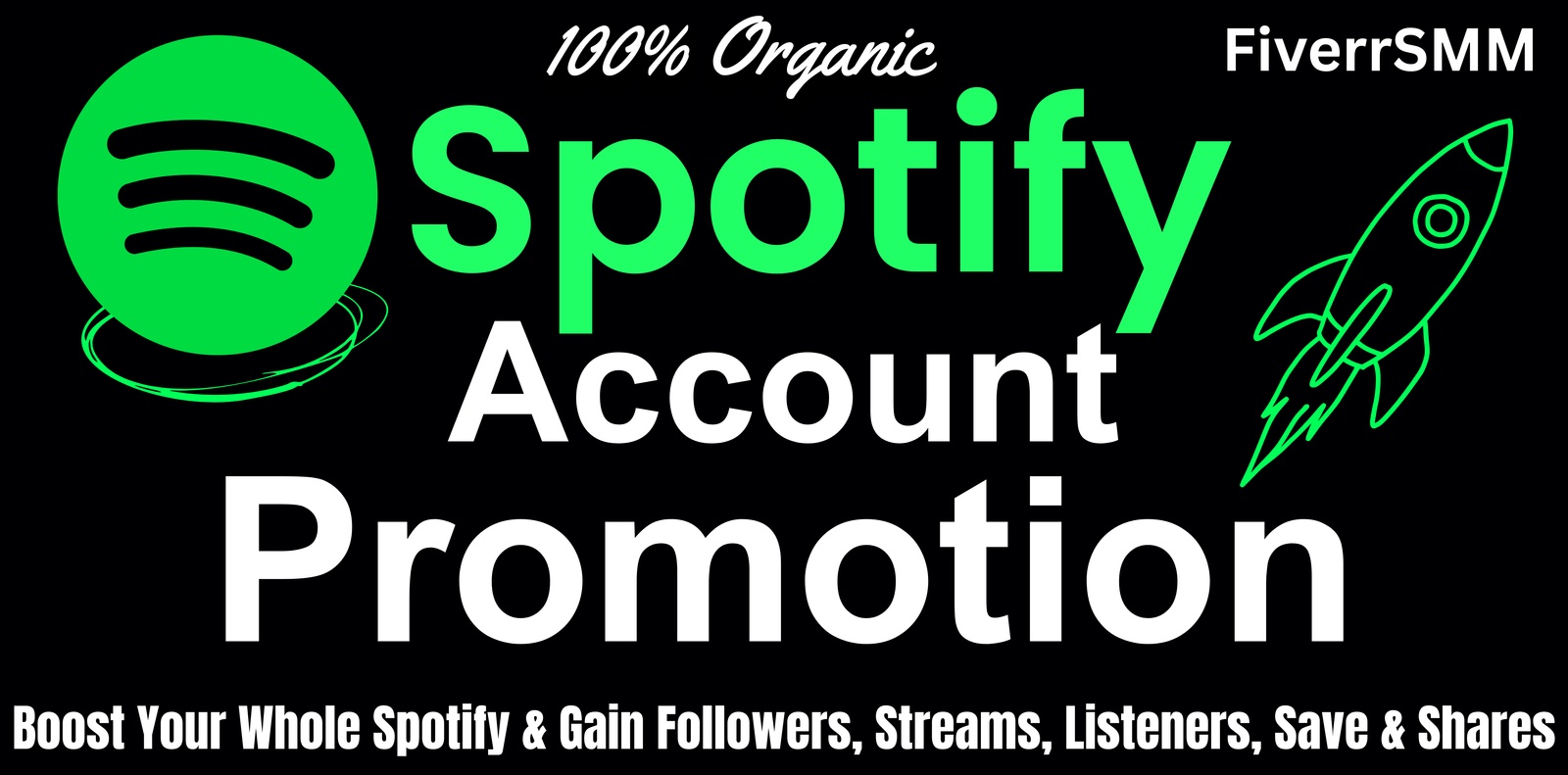 I will boost your Spotify account with targeted organic growth for followers, streams & monthly listeners — service preview
