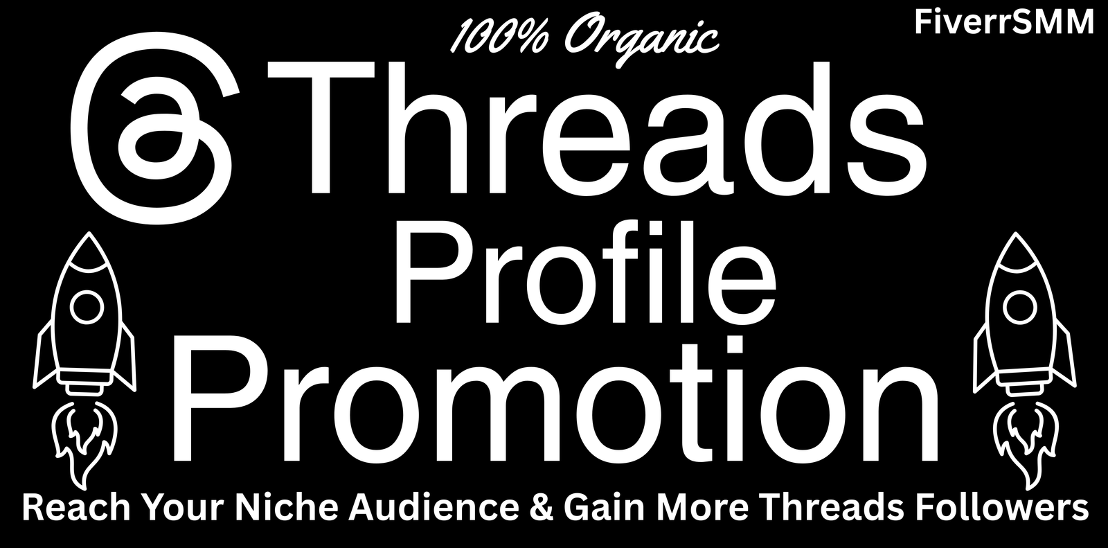 I will promote your Threads profile to targeted niche audience and grow real followers organically — service preview